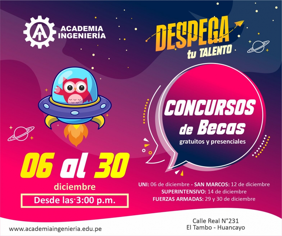 Concurso de becas - ciclos 2024